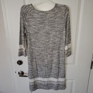 Grey sweater dress